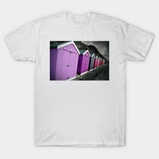 Bournemouth Beach Huts Dorset England T-Shirt